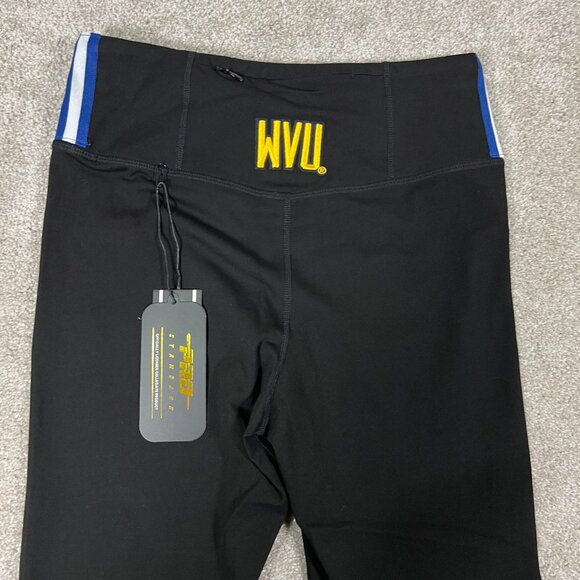 Pro Standard Womens M Black West Virginia Mountaineers Football Leggings NWT - Picture 4 of 8